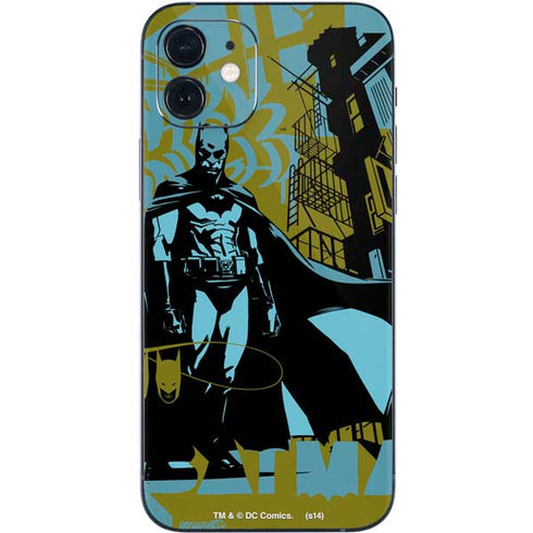 DC Comics Batman Poster Abstract iPhone 12 Skin