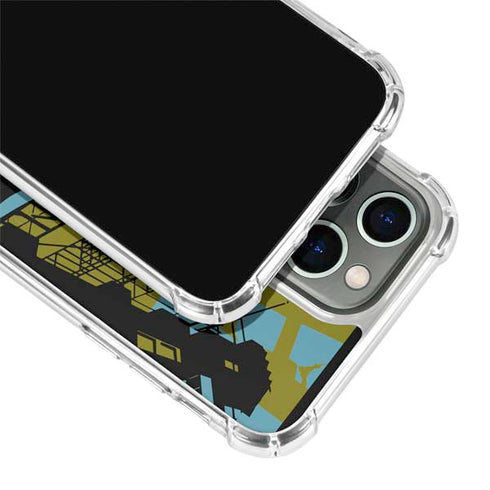 DC Comics Batman Poster Abstract iPhone 13 Pro Clear Case