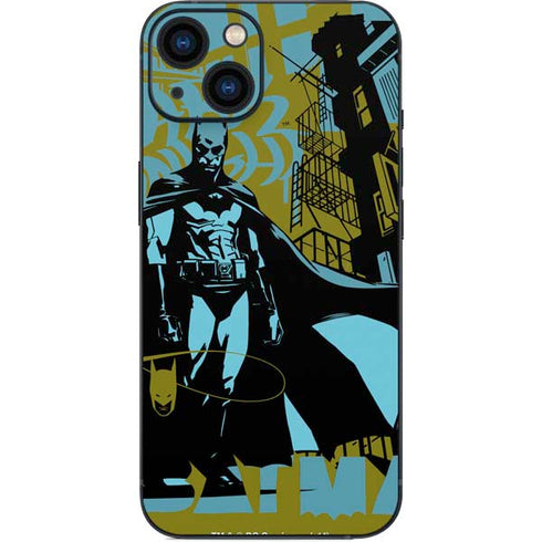DC Comics Batman Poster Abstract iPhone 13 Skin