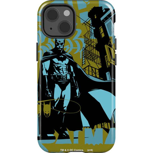 DC Comics Batman Poster Abstract iPhone 15 Impact Case