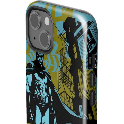 DC Comics Batman Poster Abstract iPhone 15 Impact Case