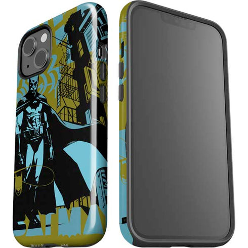 DC Comics Batman Poster Abstract iPhone 15 Impact Case