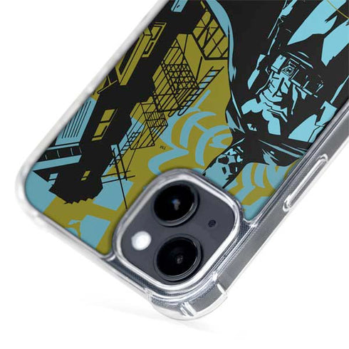 DC Comics Batman Poster Abstract iPhone 15 Plus MagSafe Case