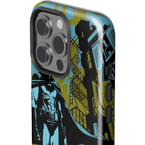 DC Comics Batman Poster Abstract iPhone 14 Pro Impact Case