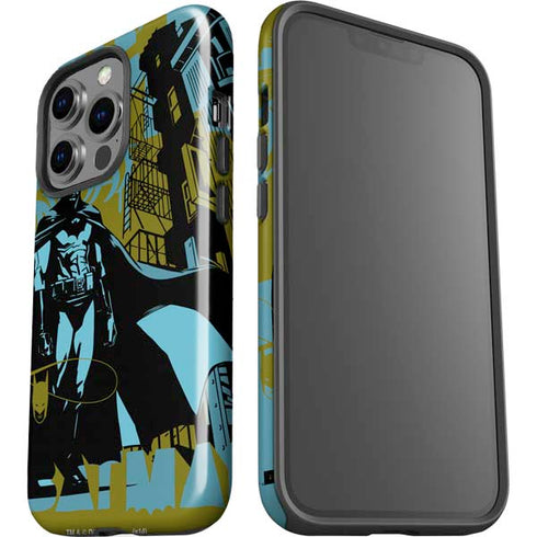 DC Comics Batman Poster Abstract iPhone 15 Pro Impact Case