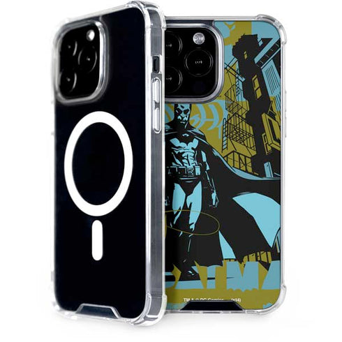 DC Comics Batman Poster Abstract iPhone 15 Pro Max MagSafe Case