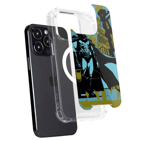 DC Comics Batman Poster Abstract iPhone 15 Pro Max MagSafe Case