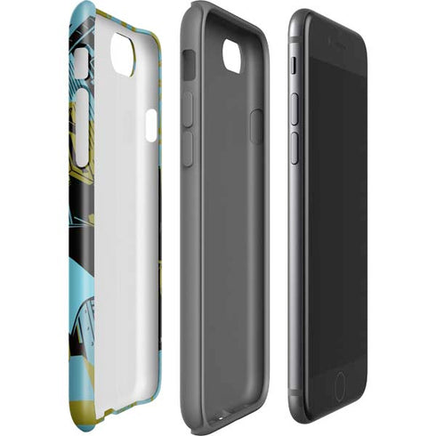 DC Comics Batman Poster Abstract iPhone SE (2nd & 3rd Gen) Pro Case