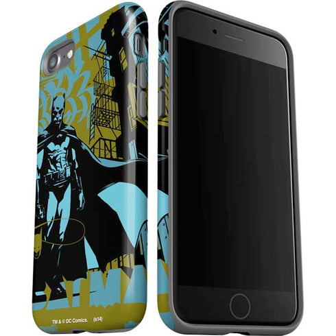 DC Comics Batman Poster Abstract iPhone SE (2nd & 3rd Gen) Pro Case