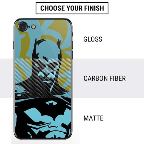 DC Comics Batman Poster Abstract iPhone SE (2nd & 3rd Gen) Skin