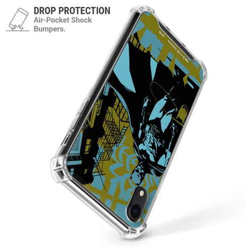 DC Comics Batman Poster Abstract iPhone XR Clear Case