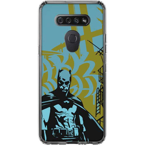 DC Comics Batman Poster Abstract LG K51/Q51 Clear Case
