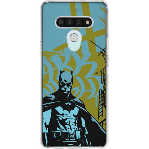 DC Comics Batman Poster Abstract LG Stylo 6 Clear Case