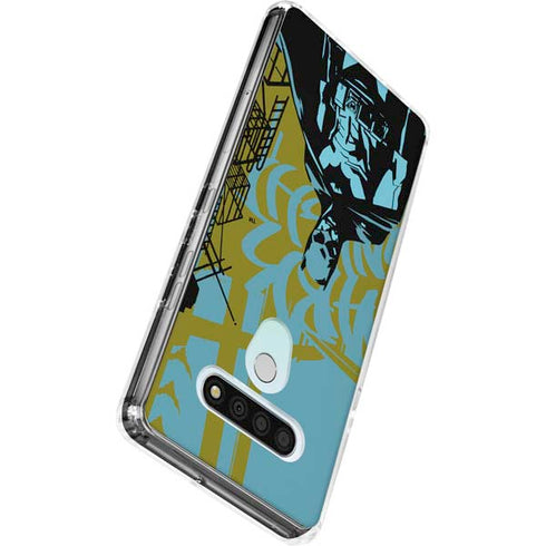DC Comics Batman Poster Abstract LG Stylo 6 Clear Case