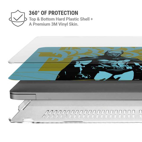 DC Comics Batman Poster Abstract MacBook Pro 16in (2021-25) Case plus Skin