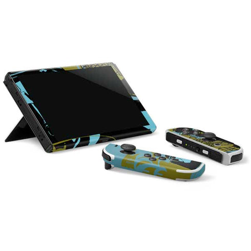 DC Comics Batman Poster Abstract Nintendo Switch OLED (2021) Skin