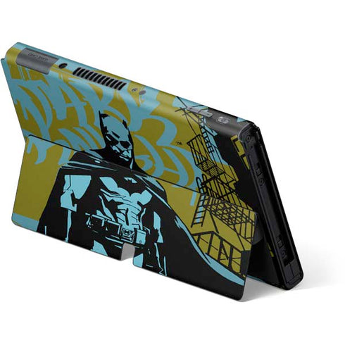 DC Comics Batman Poster Abstract Nintendo Switch OLED (2021) Skin