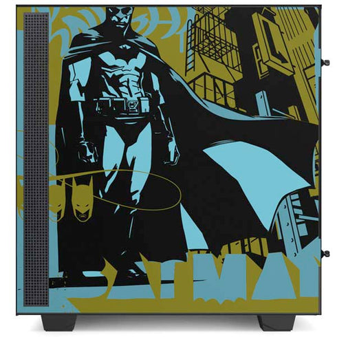 DC Comics Batman Poster Abstract NZXT H510 Compact ATX Mid-Tower Case Skin
