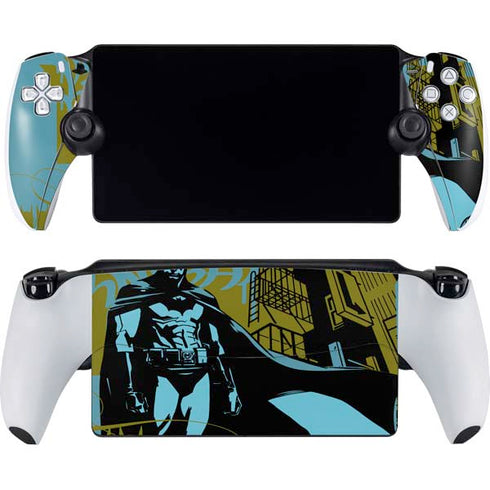 DC Comics Batman Poster Abstract PlayStation Portal Remote Player Skin
