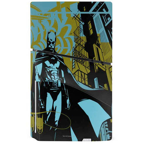 DC Comics Batman Poster Abstract PS5 Slim Disk Console Skin