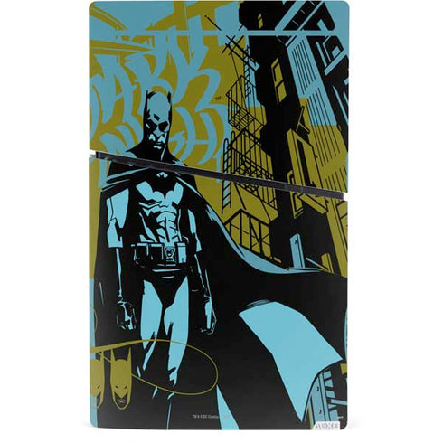 DC Comics Batman Poster Abstract PS5 Slim Digital Edition Console Skin