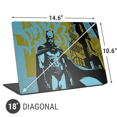 DC Comics Batman Poster Abstract Universal Laptop 18in (14.6 x 10.6in) Skin