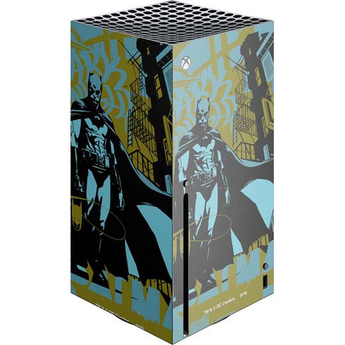 DC Comics Batman Poster Abstract Xbox Series X Console Skin