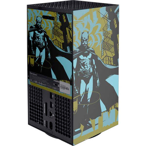 DC Comics Batman Poster Abstract Xbox Series X Console Skin