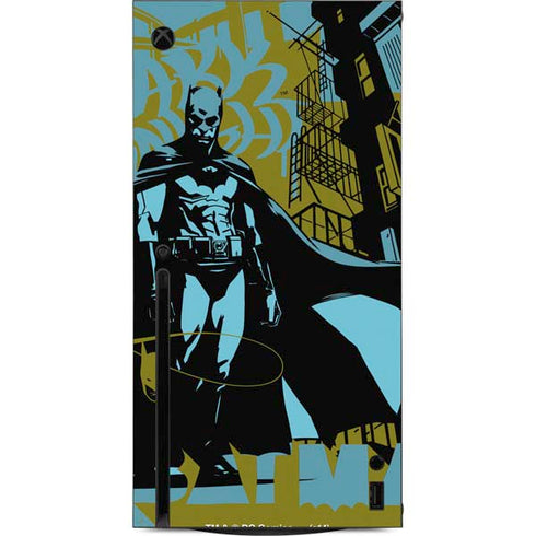 DC Comics Batman Poster Abstract Xbox Series X Console Skin