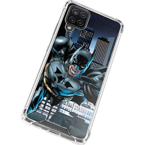 DC Comics Batman Dark Knight Comic Art Action Pose Galaxy A12 Clear Case