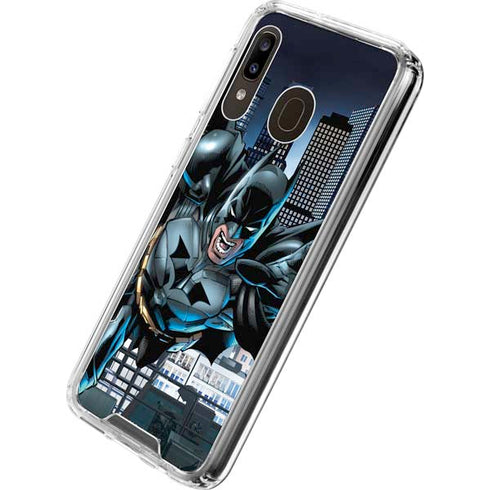 DC Comics Batman Dark Knight Comic Art Action Pose Galaxy A30 Clear Case