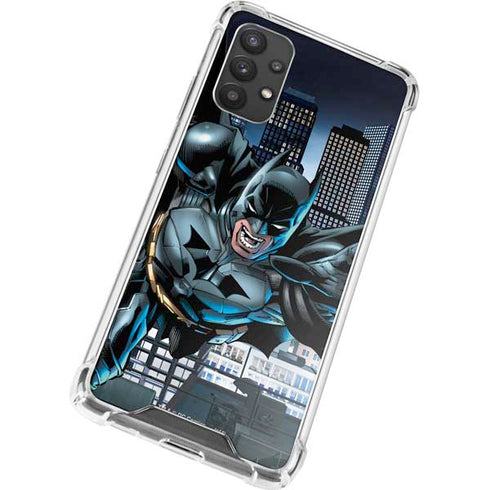 DC Comics Batman Dark Knight Comic Art Action Pose Galaxy A32 5G Clear Case