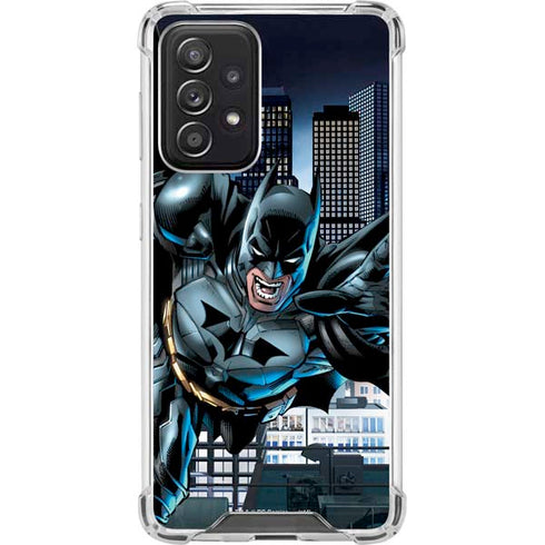 DC Comics Batman Dark Knight Comic Art Action Pose Galaxy A52 5G Clear Case