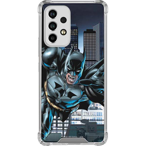 DC Comics Batman Dark Knight Comic Art Action Pose Galaxy A53 5G Clear Case