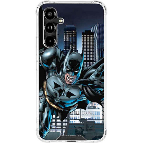 DC Comics Batman Dark Knight Comic Art Action Pose Galaxy A54 5G Clear Case