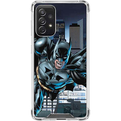 DC Comics Batman Dark Knight Comic Art Action Pose Galaxy A72 5G Clear Case