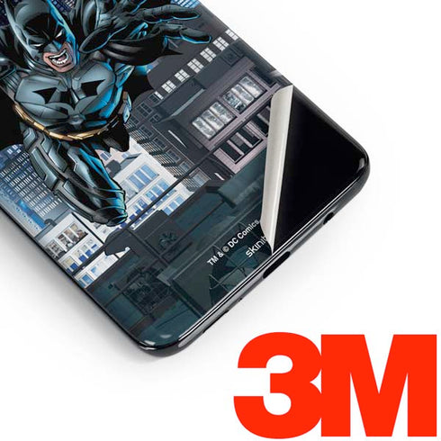 DC Comics Batman Dark Knight Comic Art Action Pose Galaxy S10 Plus Skin