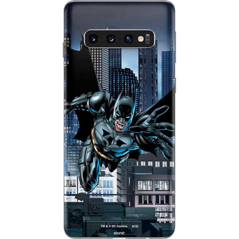 DC Comics Batman Dark Knight Comic Art Action Pose Galaxy S10 Skin
