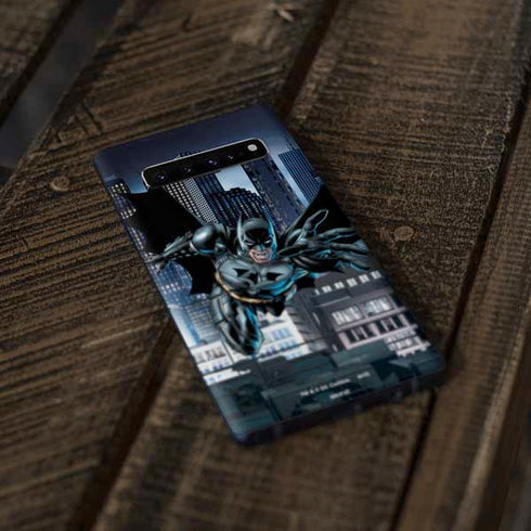 DC Comics Batman Dark Knight Comic Art Action Pose Galaxy S10 Skin