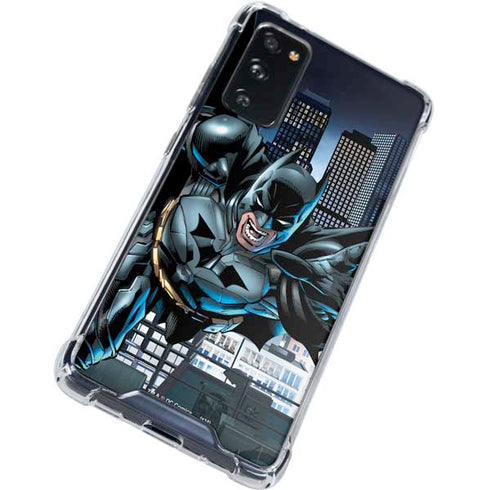 DC Comics Batman Dark Knight Comic Art Action Pose Galaxy S20 FE Clear Case
