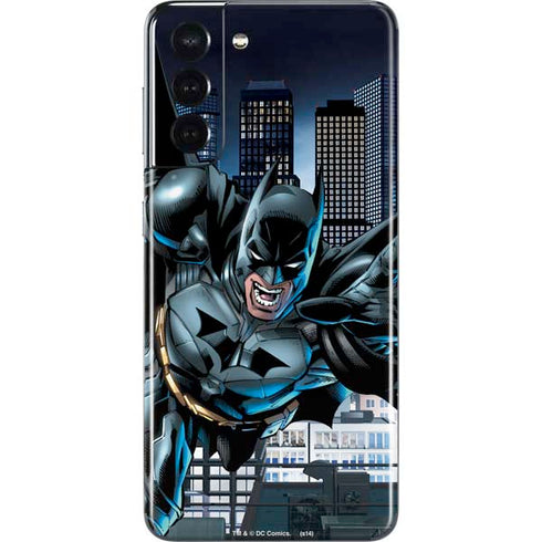 DC Comics Batman Dark Knight Comic Art Action Pose Galaxy S21 5G Skin