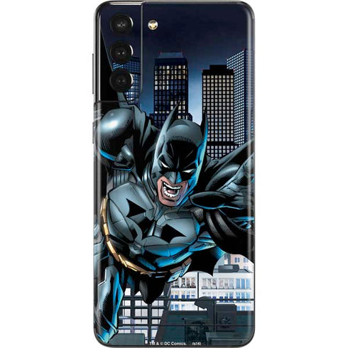 DC Comics Batman Dark Knight Comic Art Action Pose Galaxy S21 Plus 5G Skin