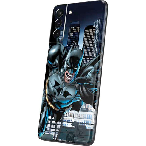 DC Comics Batman Dark Knight Comic Art Action Pose Galaxy S21 Plus 5G Skin