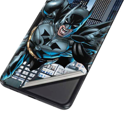 DC Comics Batman Dark Knight Comic Art Action Pose Galaxy S21 Plus 5G Skin