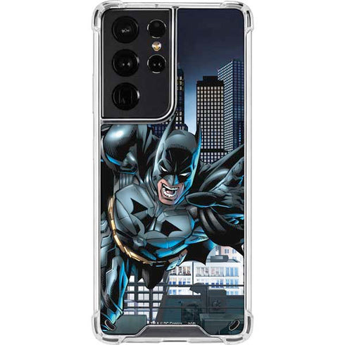 DC Comics Batman Dark Knight Comic Art Action Pose Galaxy S21 Ultra 5G Clear Case
