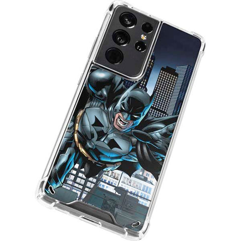 DC Comics Batman Dark Knight Comic Art Action Pose Galaxy S21 Ultra 5G Clear Case
