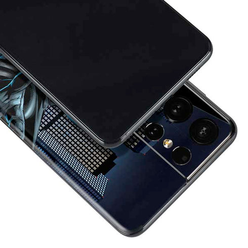 DC Comics Batman Dark Knight Comic Art Action Pose Galaxy S21 Ultra 5G Skin