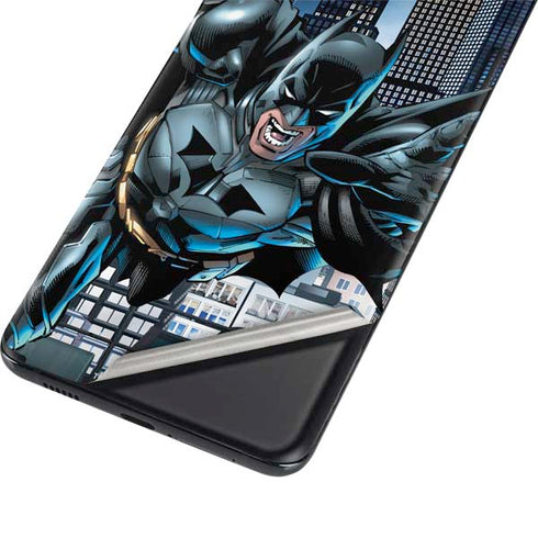 DC Comics Batman Dark Knight Comic Art Action Pose Galaxy S21 Ultra 5G Skin
