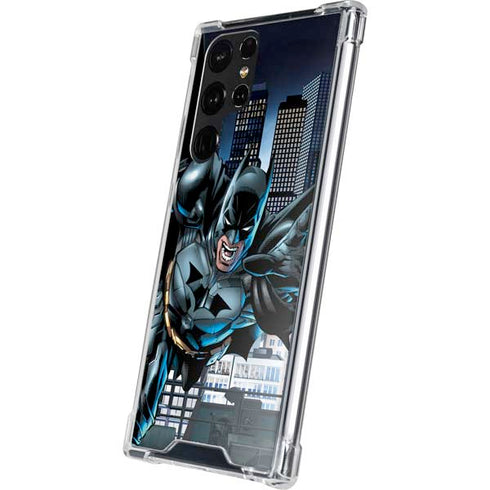 DC Comics Batman Dark Knight Comic Art Action Pose Galaxy S22 Ultra Clear Case