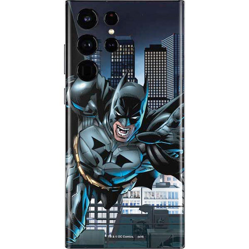 DC Comics Batman Dark Knight Comic Art Action Pose Galaxy S22 Ultra Skin